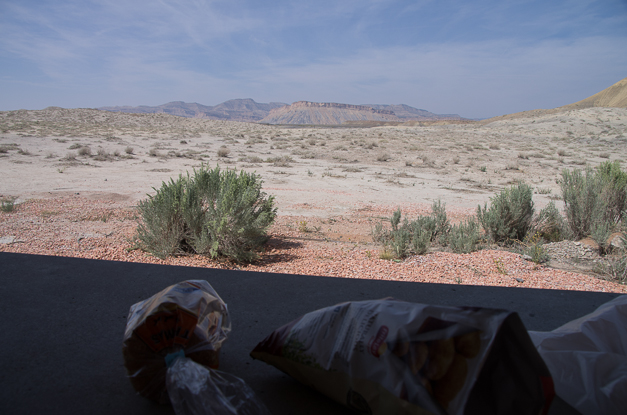The view from our lunch table at a rest stop in Utah. Sure beats any McDonalds!